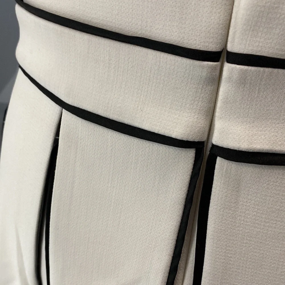 WHBM cream dress with black piping detail - Picture 5 of 10